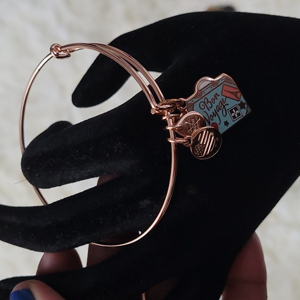 NWOT Alex and Ani Bon Voyage Bracelet